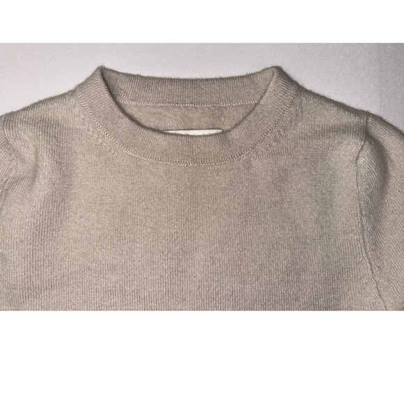 Lauren Manoogian Sz 1 Small Celadon 3/4 Sleeve Crewneck Sweater Tee Alpaca NWT - Picture 13 of 14
